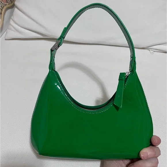By far bag baby amber patent green genuine leather. Brat summer green! - Picture 3 of 5